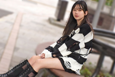 【21歳ッッ × 乳で】学校全休、所在なげパンク女子。小陰唇をおっぴろげ、弄られすぎて鉄マ○コもハードコア！ マジ軟派、初撮。 2289